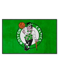 Boston Celtics 4X6 HighTraffic Mat with Durable Rubber Backing  Landscape Orientation Green by   