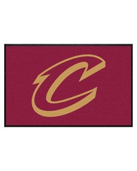 Cleveland Cavaliers 4x6 Logo Mat Landscape by   