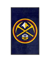 Denver Nuggets 3x5 Logo Mat Portrait by   