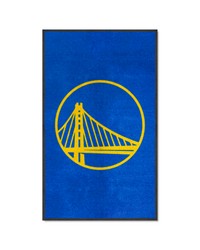 Golden State Warriors 3x5 Logo Mat Portrait by   