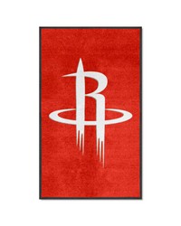 Houston Rockets 3x5 Logo Mat Portrait by   