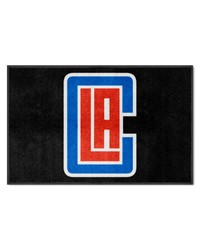 Los Angeles Clippers 4x6 Logo Mat Landscape by   