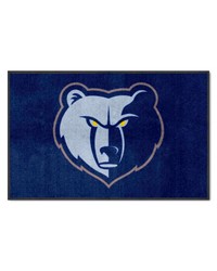 Memphis Grizzlies 4x6 Logo Mat Landscape by   