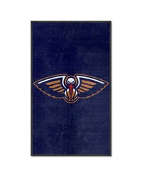 New Orleans Pelicans 3x5 Logo Mat Portrait by   