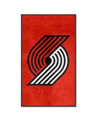 Portland Trail Blazers 3x5 Logo Mat Portrait by   