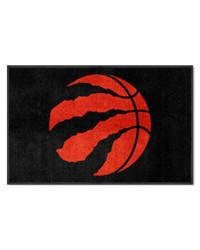 Toronto Raptors 4x6 Logo Mat Landscape by   