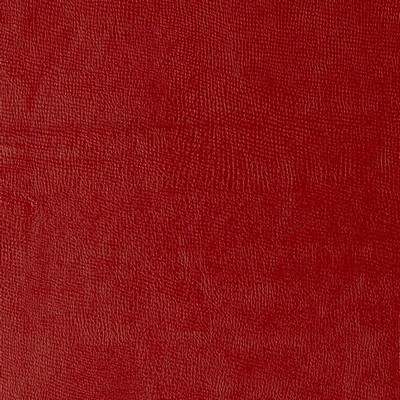 Duralee DF15784 9 RED in SHERIDAN FAUX LEATHER Red Upholstery Polyvinyl  Blend