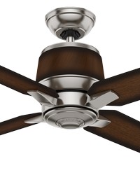 Casablanca 54 inch Aris Brushed Nickel Damp Rated Ceiling Fan and Wall Control by   