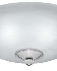 Casablanca Low Profile Bowl Light Fixture Brushed Nickel/Chrome by   