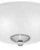 Casablanca Fan Co Casablanca Low Profile Bowl Light Fixture Brushed Nickel/Chrome