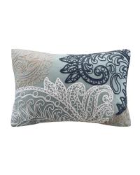 Kiran Embroidered Oblong Pillow by   