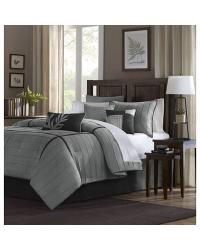 Madison Park Connell Comforter Set Queen Grey by   