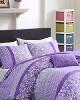 Olliix 3 Piece Comforter Set Purple