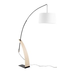 Robyn Floor Lamp Natural Wood by   