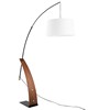 Lumisource Robyn Floor Lamp Walnut Wood