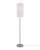 Lumisource Bounty 62in Metal Floor Lamp Brushed Nickel