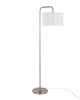 Lumisource Puck 63in Metal Floor Lamp Brushed Nickel