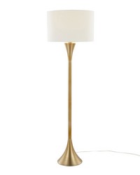 Lenuxe 65in Metal Floor Lamp Gold Metal by   