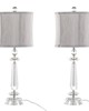 Lumisource Karat 25.5in Crystal Table Lamp - Set of 2 Clear Crystal