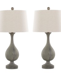 Cipolla Poly 29in Poly Table Lamp Acid Dusty Wood Poly by   