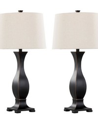 Riley 29in Polyresin Table Lamp Oil Rubbed Bronze Polyresin by   