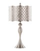 Lumisource Ashland 27in Metal Table Lamp - Set of 2 Brushed Nickel