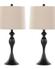 Lumisource Ashland 27in Metal Table Lamp - Set of 2 Oil Rubbed Bronze