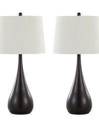 Pebble 29in Metal Table Lamp Oil Rubbed Bronze by   