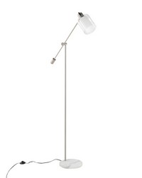 Marcel Floor Lamp White Marble by   