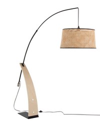 Robyn-Salon Floor Lamp Natural Wood by   