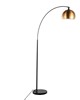 Lumisource March Floor Lamp Black Marble