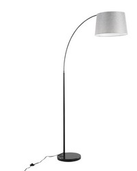 March Floor Lamp Black Marble by   