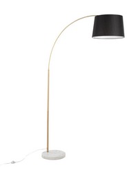 March Floor Lamp White Marble by   