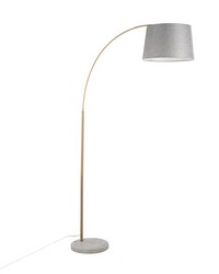 March Floor Lamp White Marble by   