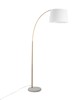 Lumisource March Floor Lamp White Marble