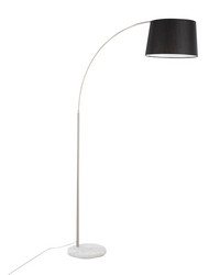 March Floor Lamp White Marble by   