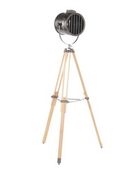 Ahoy Floor Lamp Natural Wood by   