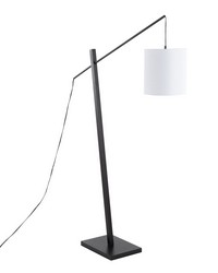 Arturo Floor Lamp Black Wood by   