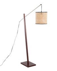 Arturo Floor Lamp Walnut Wood by   