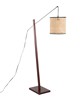 Lumisource Arturo Floor Lamp Walnut Wood