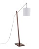 Lumisource Arturo Floor Lamp Walnut Wood