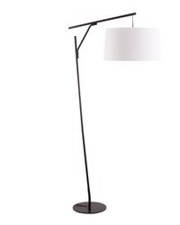 Daniella Floor Lamp Black Steel by   