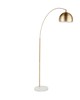 Lumisource March Floor Lamp White Marble