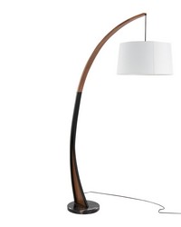 Noah-Salon Floor Lamp Black Marble by   