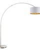 Lumisource Salon Floor Lamp Satin Nickel