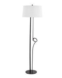 Shadow Floor Lamp Black Steel by   