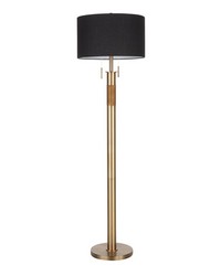 Trophy Floor Lamp Antique Brass by   