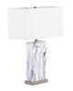 Lumisource Cory Table Lamp White Marble