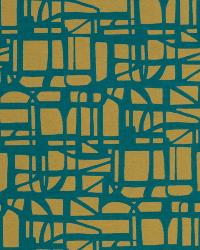 Gridded Maze Turquoise by   