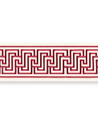 Labyrinth Tape Ruby by  Schumacher Trim 